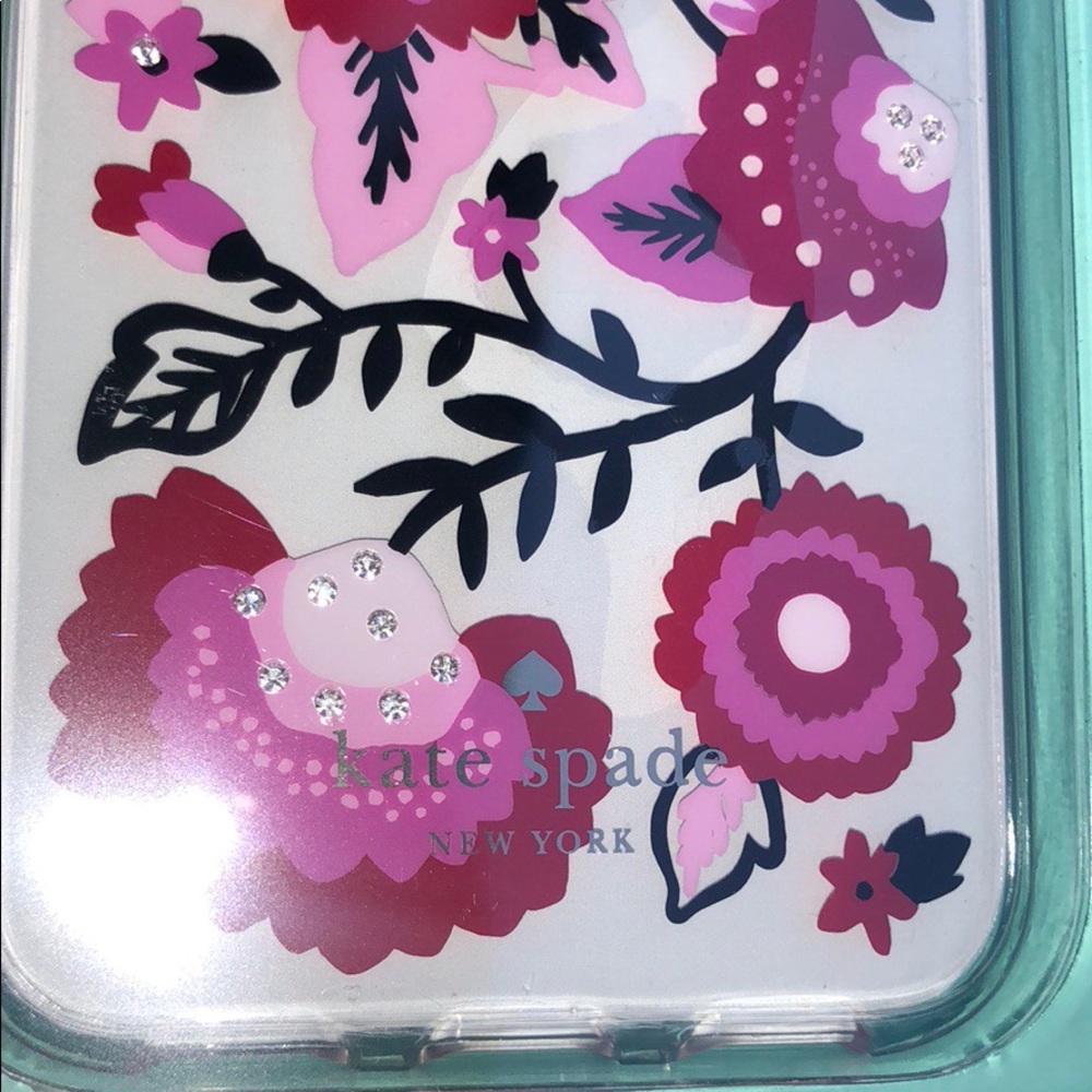 KATE SPADE JEWELED GARLAND FLORAL IPHONE X CASE - Picture 3 of 4